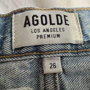 Agolde Blue Jean Shorts